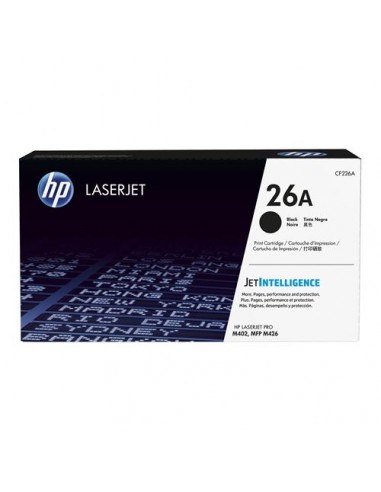 HP CF226A Negro Cartucho de Toner Original - 26A
