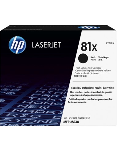 HP CF281X Negro Cartucho de Toner Original - 81X