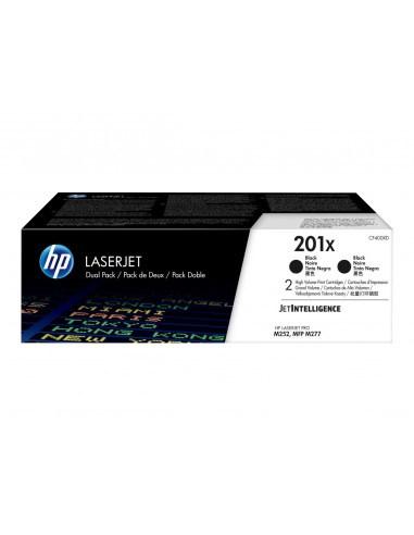 HP CF400X Negro Pack de 2 Cartuchos de Toner Originales - 201X