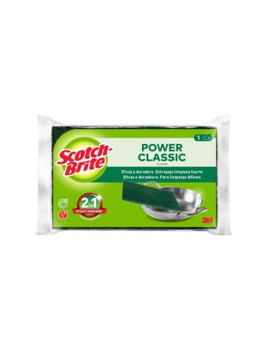 Scotch-Brite Classic Estropajo de Cocina - Color Verde Oscuro