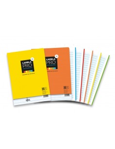 Lamela Pro Recambio Multitarea de 100 Hojas de 90g m2 - Formato A4 - Pauta Cuadrovia de 4mm - Papel Offset Blanco Extra -