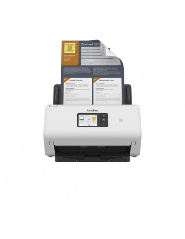 Brother ADS-4550W Escaner de sobremesa WiFi - Hasta 70ppm - Alimentador Automatico de 60 Hojas - Doble Cara