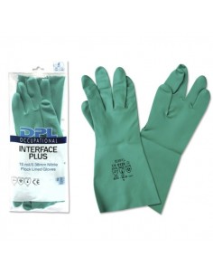 DPL Interface Plus Guantes Industriales Talla 7 - Espesor en Palma de 0 38mm - Color Verde