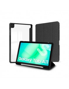 Subblim Clear Shock Funda para Samsung Galaxy Tab A11 8 7" - Antigolpes - Funcion Atril - Color Negro