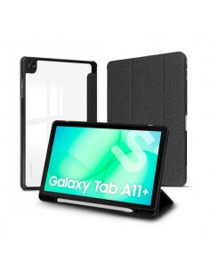 Subblim Clear Shock Funda para Samsung Galaxy Tab A11-11" - Antigolpes - Funcion Atril - Color Negro
