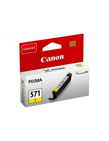 Canon CLI571 Amarillo Cartucho de Tinta Original - 0388C001