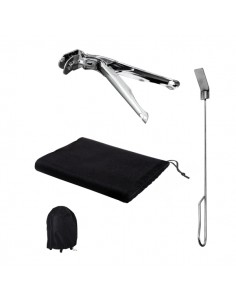 Cecotec DragonPack 6600 S Set de Accesorios para Barbacoa - Pinzas - Cubierta Protecctora - Atizador - Color Varios