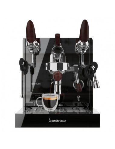 Cecotec Baristeo Excelsa Cafetera Expresso - Capacidad 330ml - Presion 15bar - Deposito de 330ml - Pantalla Digital -