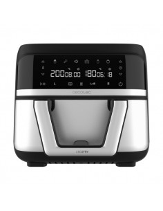 Cecotec Cecofry Dual 9000 Freidora de Aire - Potencia 2850W - Capacidad 9L - Temperatura Regulable - Pared Divisoria Movil -