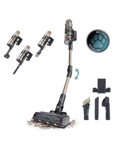 Cecotec Conga Rockstar RS90 Pet Flex Aspirador de Escoba Vertical - 600W - Autonomia hasta 65min - Succion 40kPa - Deposito