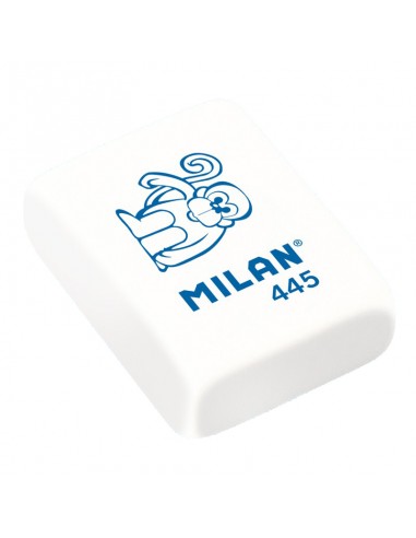 Milan 445 Goma de Borrar Rectangular - Miga de Pan - Caucho Sintetico - Dibujos Infantiles - Colores Surtidos