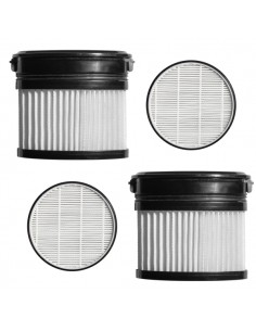 Cecotec Pack de 2 Filtros para Conga Rockstar 10000 Nebula Station - Color Blanco y Negro