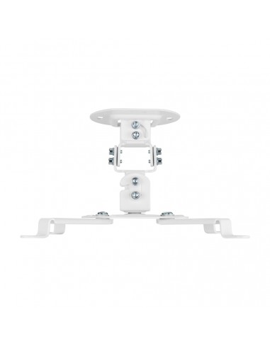 Aisens Soporte Universal Giratorio - Inclinable de Techo para Proyector - Hasta 13.5Kg - Color Blanco