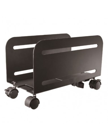 Cromad Soporte Movil para CPU - Ruedas con Freno - Ajustable desde 119 mm hasta 209 mm - Peso max. 10kg