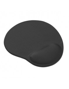 Cromad Alfombrilla Raton con Reposamuñecas de Gel - Base Antideslizante - Medidas 23.5x19.5 cm
