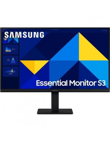 Samsung Essential S3 Monitor 24" IPS FullHD 100Hz - Respuesta 5ms - HDMI - VESA-100x100mm - Color Negro
