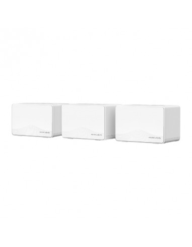 Mercusys Halo H25BE Pack de 3 Unidades Sistema Mesh Wi Fi 7 BE3600 - Cobertura Hasta 460m2 - Velocidad hasta 3600 Mbps -