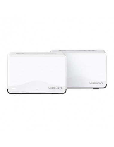 Mercusys Halo H27BE Pack de 2 Sistema Mesh Wi Fi 7 BE3600 - Cobertura Hasta 650m22 - Velocidad hasta 3600 Mbps - Color Blanco