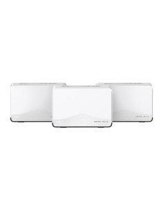 Mercusys Halo H27BE Pack de 3 Sistema Mesh Wi Fi 7 BE3600 - Cobertura Hasta 650m2 - Velocidad hasta 3600 Mbps - Color Blanco