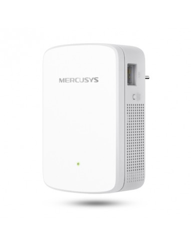 Mercusys ME20 Repetidor Extensor de Red WiFi - Hasta 750Mbps - 1x RJ-45 - Boton WPS - Color Blanco