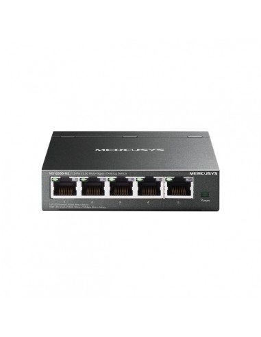 Mercusys MS105GS-M2 Switch 5 Puertos 2.5 Gigabit - Multi-Gigabit 10 100 1000 2500 - Auto-Negociacion - Color Negro