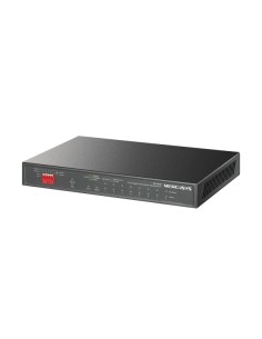 Mercusys MS110GMP Switch 10 Puertos Gigabit RJ45 10 100 1000Mbps - 8 Puertos Gigabit PoE-y 2 Puertos Gigabit Uplink - Plug &