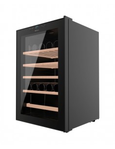 Cecotec Bolero GrandSommelier 4850 Black Compressor Vinoteca 48 Botellas - Capacidad 125L - Silencioso 42dB - Luz LED -
