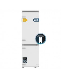 Cecotec Bolero CoolMarket Combi BI-S MC 232 E Frigorifico Combi - Capacidad 232L - Incluye Accesorios - Modo Vacaciones -