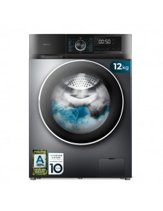 Cecotec Bolero DressCode 12500 Inverter Steel Lavadora de Carga Frontal - Capacidad 12kg - Velocidad 1400rpm - Motor Inverter