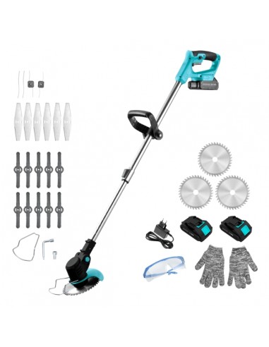 Cecotec Desbrozadora FastCut 3000 Freemove Desbrozadora Cortaborders Multifuncion - 650W - 2.000mAh - Incluye Accesorios -