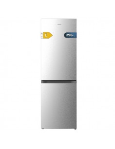 Cecotec Bolero CoolMarket Combi 296 DF Inox Frigorifico Combi - Capacidad 296L - Luz LED - Defrost - Congelacion Ultrarapida