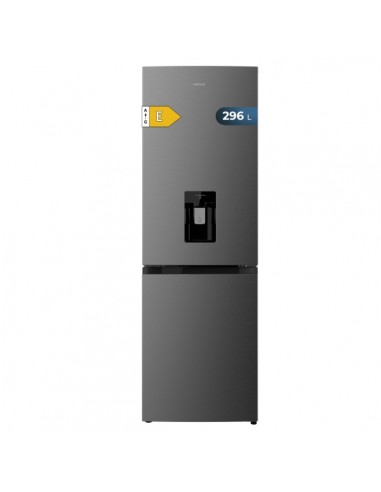 Cecotec Bolero CoolMarket Combi 296 DF WD Dark Frigorifico Combi - Capacidad 296L - Luz LED - Defrost - Dispensador de Agua -