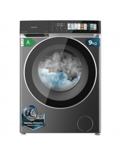 Cecotec Bolero DressCode 9970 Direct Drive Steel Lavadora de Carga Frontal - Capacidad 9kg - Velocidad 1400rpm - Puerta XXL -