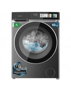 Cecotec Bolero DressCode 10970 Direct Drive Steel Lavadora de Carga Frontal - Capacidad 10kg - Velocidad 1400rpm - Puerta XXL
