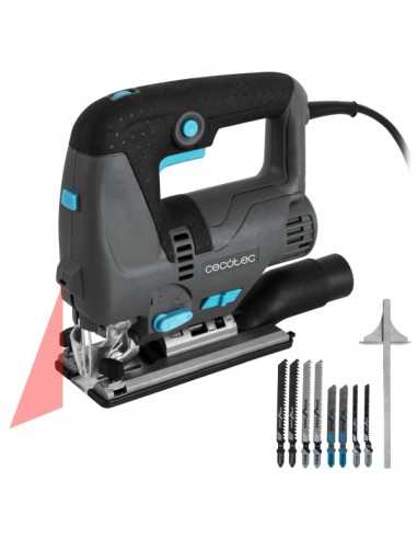 Cecotec Sierra de Calar MultiCut 8000 Vision Sierra de Calar - 800W - Accesorios Incluidos - Cable 2m - Luz LED - Guia Laser