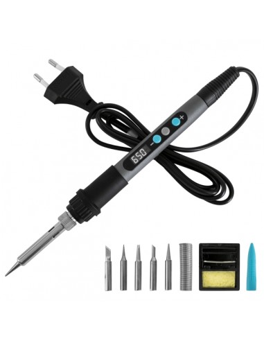 Cecotec PrecissionSoldier 650 Vision Soldador de Precision - 100W - Pantalla Digital - Incluye Accesorios - Temperatura