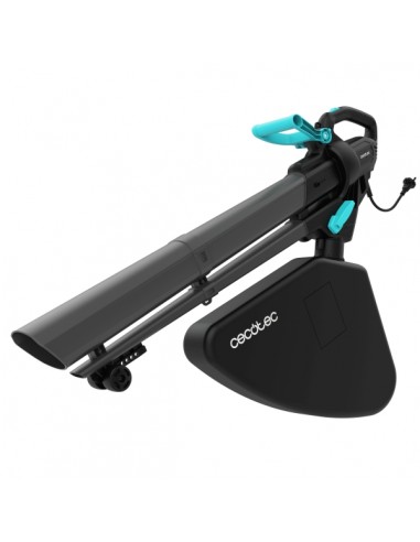 Cecotec AirForce 3300 Crush and Go Soplador Aspirador de Hojas - 3300W - Varias Velocidades - Triturador Incorporado - Bolsa