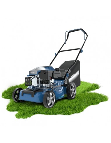 Cecotec 2700.41 Total Z Cortacesped de Gasolina - Deposito 0.8L - Ancho de Corte 41cm - Motor de 144cc - Tanque de Aceite 0.5