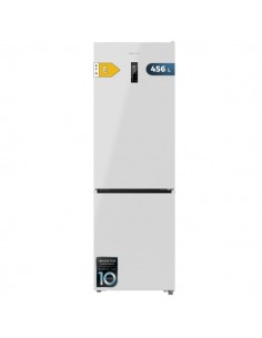 Cecotec Bolero CoolMarket Combi 456 White E Frigorifico Combi - Capacidad 456L - Compresor Inverter - Congelacion Ultrarapida