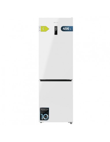 Cecotec Bolero CoolMarket Combi 456 White C Frigorifico Combi - Capacidad 456L - Compresor Inverter - Congelacion Ultrarapida