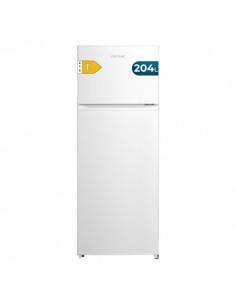 Cecotec Bolero CoolMarket 2D 204 White E Frigorifico Dos Puertas - Capacidad 204L - Luz LED - Compresor Inverter - Tecnologia