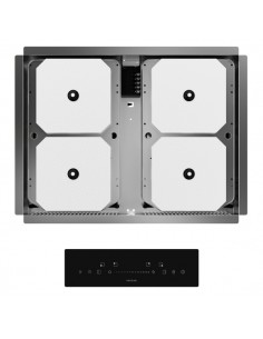Cecotec Bolero Squad I 4300 Invisible FullFlex Cocina de Induccion Bajo Encimera - 7200W - Temporizador - Funcion Booster - 9