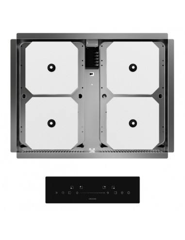 Cecotec Bolero Squad I 4300 Invisible FullFlex Cocina de Induccion Bajo Encimera - 7200W - Temporizador - Funcion Booster - 9