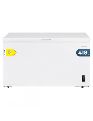 Cecotec Bolero CoolMarket Chest 418P White E Congelador Horizontal Convertible - Capacidad 418L - Temperatura Regulable -