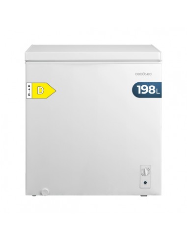 Cecotec Bolero CoolMarket Chest 198M White D Congelador Horizontal Convertible - Capacidad 198L - Temperatura Regulable -
