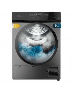 Cecotec Bolero DressCode Dry 9400 Steel Secadora con Bomba de Calor de 9kg - 15 Programas - Tambor Bidireccional de Acero
