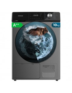 Cecotec Bolero DressCode Dry 10355 Steel Secadora con Bomba de Calor de 10kg - 14 Programas - Tambor de Acero Inoxidable -