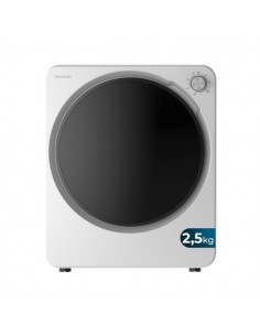 Cecotec Bolero DressCode Dry 3150V Mini Secadora de Evacuacion 2.5kg - 950W - 6 Programas - Color Blanco y Negro