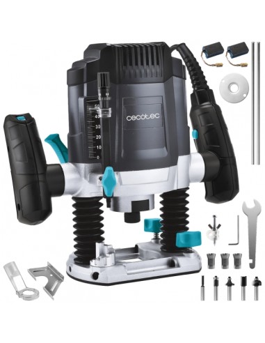 Cecotec MultiShape 900 Inmersion Fresadora - 1200W - Velocidad 30000rpm - Cabezales Incluidos - Incluye Accesorios -