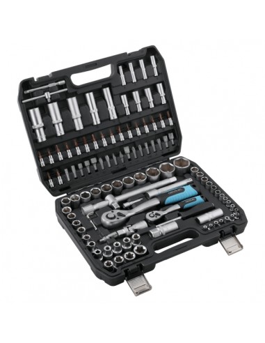 Cecotec ToolBox KRK 4200 Juego de Herramientas - 108 Piezas - Incluye Accesorios - Color Negro